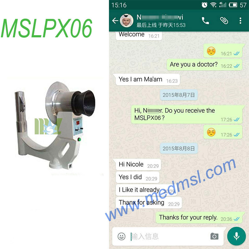 cheap X ray machine MSLPX06 Praises From Clients
