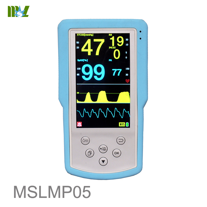 best portable Handhold ETCO2 & SPO2 Monitor MSLMP05